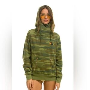 Aviator Nation Camo Ninja 🥷🏻🌈pullover Hoodie 🥇